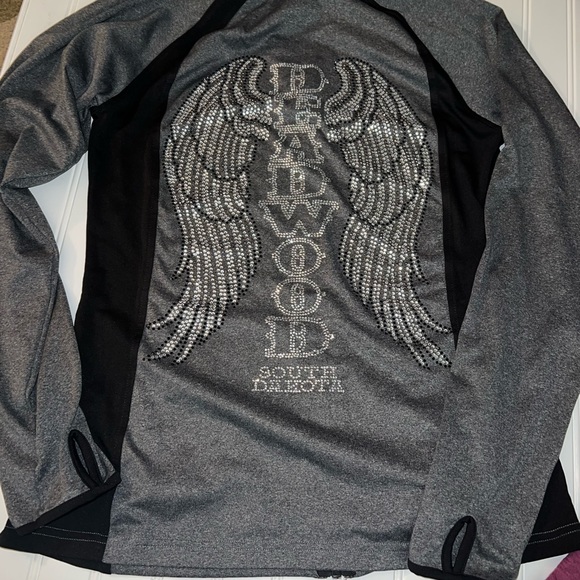 Harley-Davidson/Biker Apparel women’s lot of (4) tops size L/XL - Picture 7 of 15